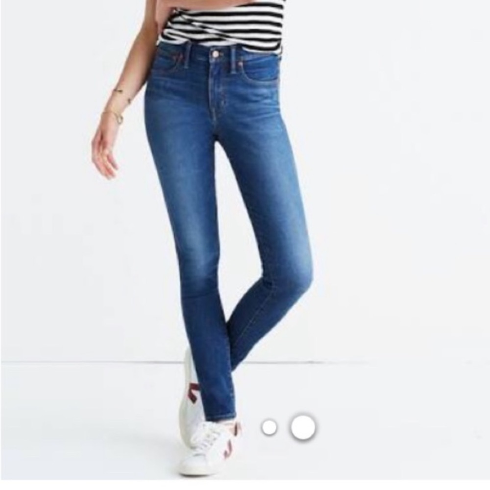 Madewell Roadtripper 10” sz 23 Medium Wash Jeans EUC   Blue Skinny